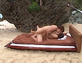 Ayami Shunka ,pleasures a dude on the beach picture 184
