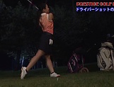 Sporty Japanese woman giving a terrific blowjob and eats sperm picture 24