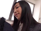 Hot office babe Ayane Haruna fucks her colleague at the office picture 52