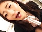 Kawana Aki gets a messy cum on ass picture 27