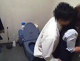 Office lady got fucked in the toilet picture 15