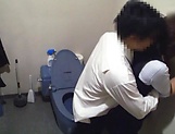 Office lady got fucked in the toilet picture 16