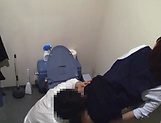 Office lady got fucked in the toilet picture 27
