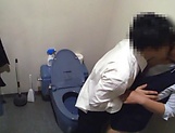 Office lady got fucked in the toilet picture 30