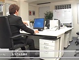 Tokyo office lady Shirasaki Yuzu blows a dick for a pov video