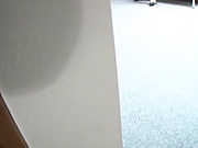 Cute office babe leaves the new guy to fuck her hard
