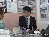 Office lady is doing office blowjobs