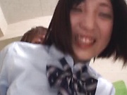 Hardcore schoolgirl Umi Hirose creampied by hunk