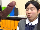 Pussy starved Kootoki Karin in kinky masturbation session picture 60