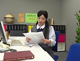 Horny schoolgirl Kootoki Karin in raunchy solo session