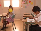 Adorable schoolgirl Ogawa Rio gets wild in class