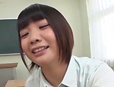 Hot Japanese schoolgirls in a gang bang