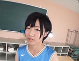 Sweet schoolgirl Aihara Tsubasa screwed in the classroom