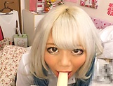 Maruyama Reona is a cm craving teen honey picture 15