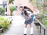 Japanese schoolgirl likes to have sex