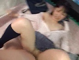 Cute Asian chick enjoys a mind blowing shag picture 101