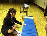 Petite Japanese schoolgirl sucks dick picture 74