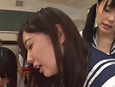 Group sex for horny Japanese schoolgirls picture 106
