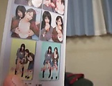 Steamy foursome with hardcore Japanese schoolgirls picture 18