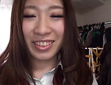 Astonishing teen Yukitani Chinami gets her muff drilled picture 34