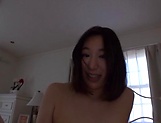 Messy cum on tits for cute Kanae Seta picture 75
