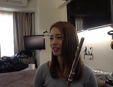 Sweet Japanese teen sings the flute and the cock  picture 17