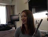 Sweet Japanese teen sings the flute and the cock  picture 18