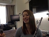 Sweet Japanese teen sings the flute and the cock  picture 20