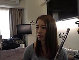 Sweet Japanese teen sings the flute and the cock  picture 22