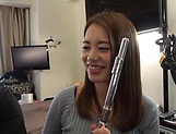 Sweet Japanese teen sings the flute and the cock  picture 30