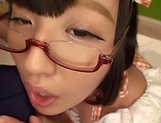 Sweet teen in glasses Hana Yurino gets nailed picture 50