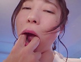 Naughty Asian AV model Satsuki Towa plays hardcore in mmf