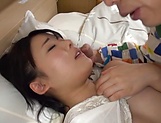 Japanese teen with shaved pussy is horny picture 26