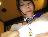 Rian Natsu pleasured in a sensual threesome picture 27