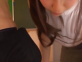 Oversexed Tokyo teacher Aizawa Maria gets tits and pussy fucked picture 20