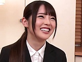 Japanese schoolgirl is ready for a one on one with her teacher picture 15