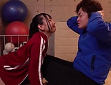 Sexy Japanese gets laid during the gym training  picture 13