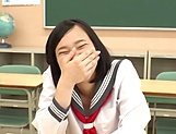 Japanese AV Model in a school uniform banged in the classroom