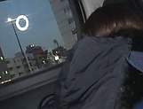 Japanese teen gets picked up and convinced to fuck on cam