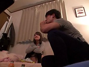 Homemade Japanese threesome taped in secret 