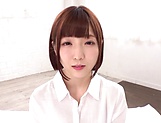 Kizuna Sakura in perfect POV blowjob and facial picture 25
