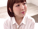 Kizuna Sakura in perfect POV blowjob and facial picture 61