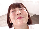 Kizuna Sakura in perfect POV blowjob and facial picture 79