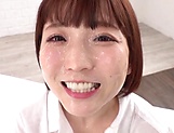 Kizuna Sakura in perfect POV blowjob and facial picture 88