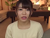 Lusty Japanese girl Koga Matsuna sucking a pecker in a POV vid