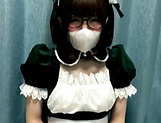 Japanese maid fucks hard during lock down 
