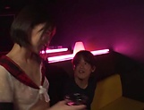 Eye-catching Asian teen Oto Sakino gives a blowjob in pov picture 94