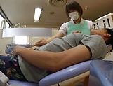 Amazing Tokyo nurse in a mask Matsumoto Nanami rides patient's cock picture 14