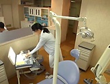 Amazing Tokyo nurse in a mask Matsumoto Nanami rides patient's cock