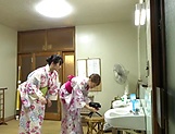 Elegant Japanese wives decide to swap their men 